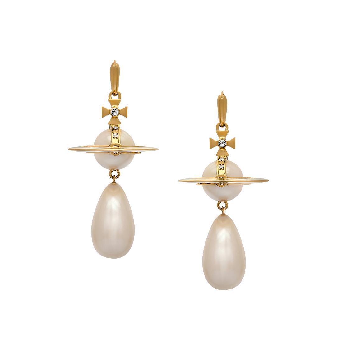 Vivienne Westwood Giant Pearl Drop Earrings